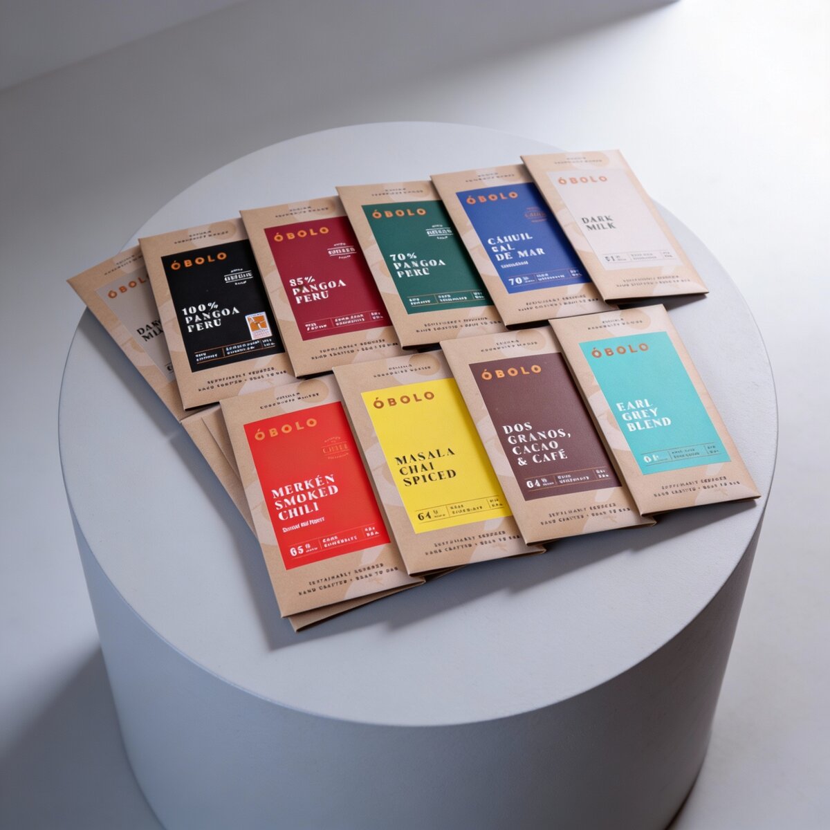 Chocolate OBOLO Merkén Smoked Chili 65% barra 80g