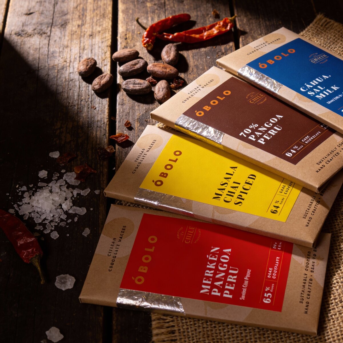 Chocolate artesanal intenso 85% cacao chileno