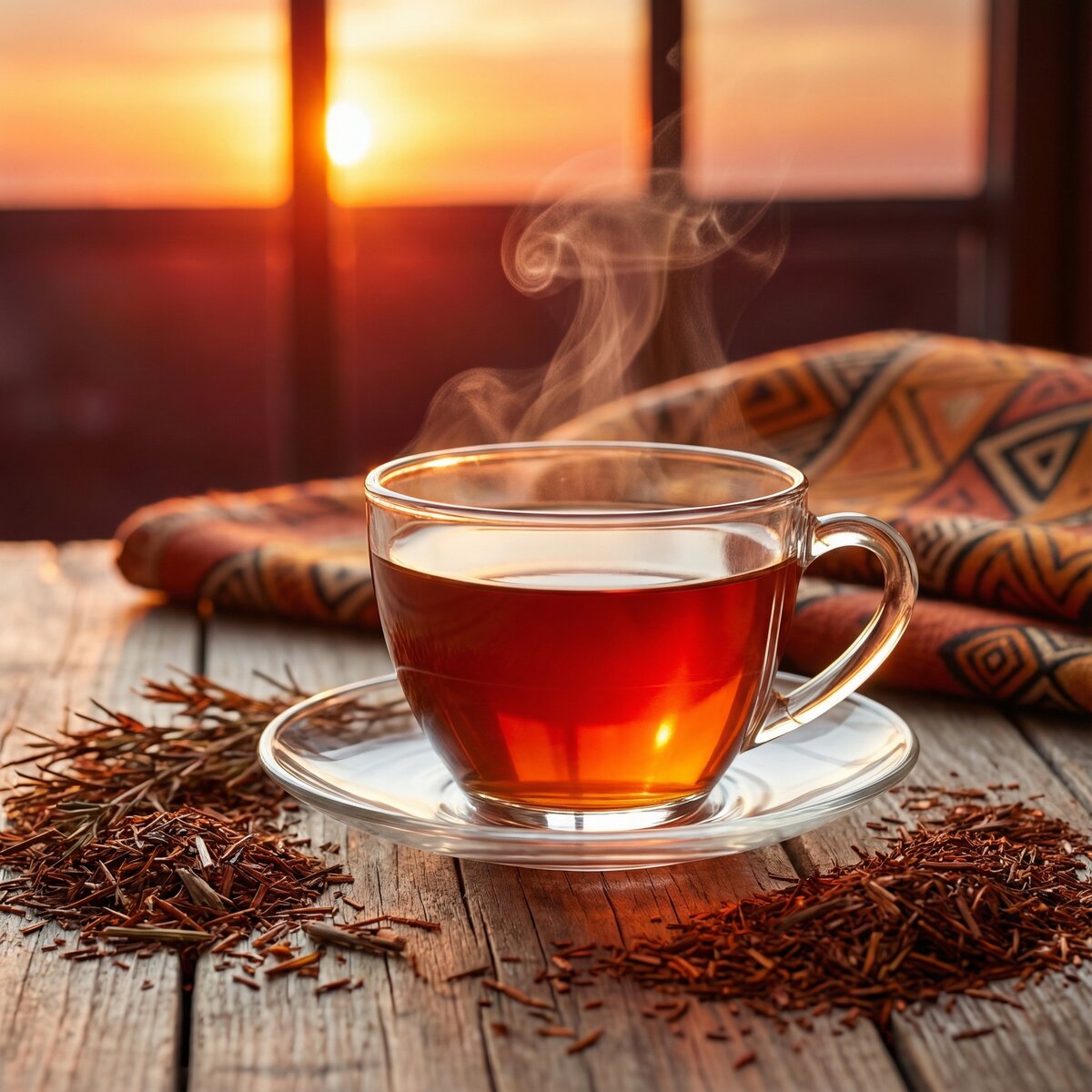 Te rooibos sudafricano color rojo ambar