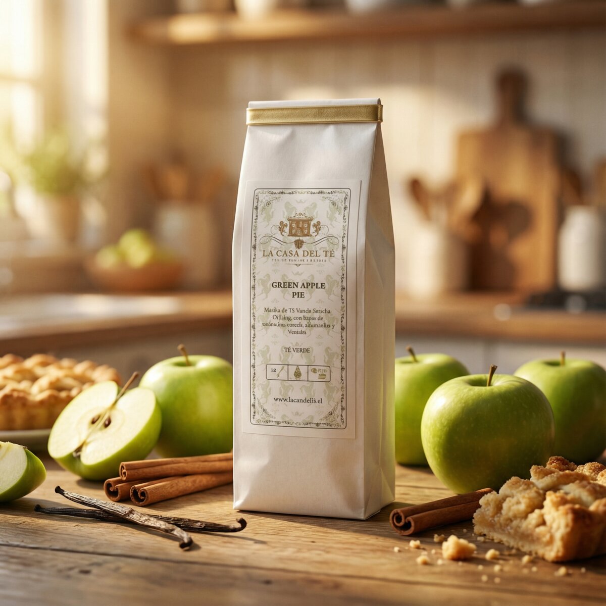 Green apple pie 50 gr - Imagen 3