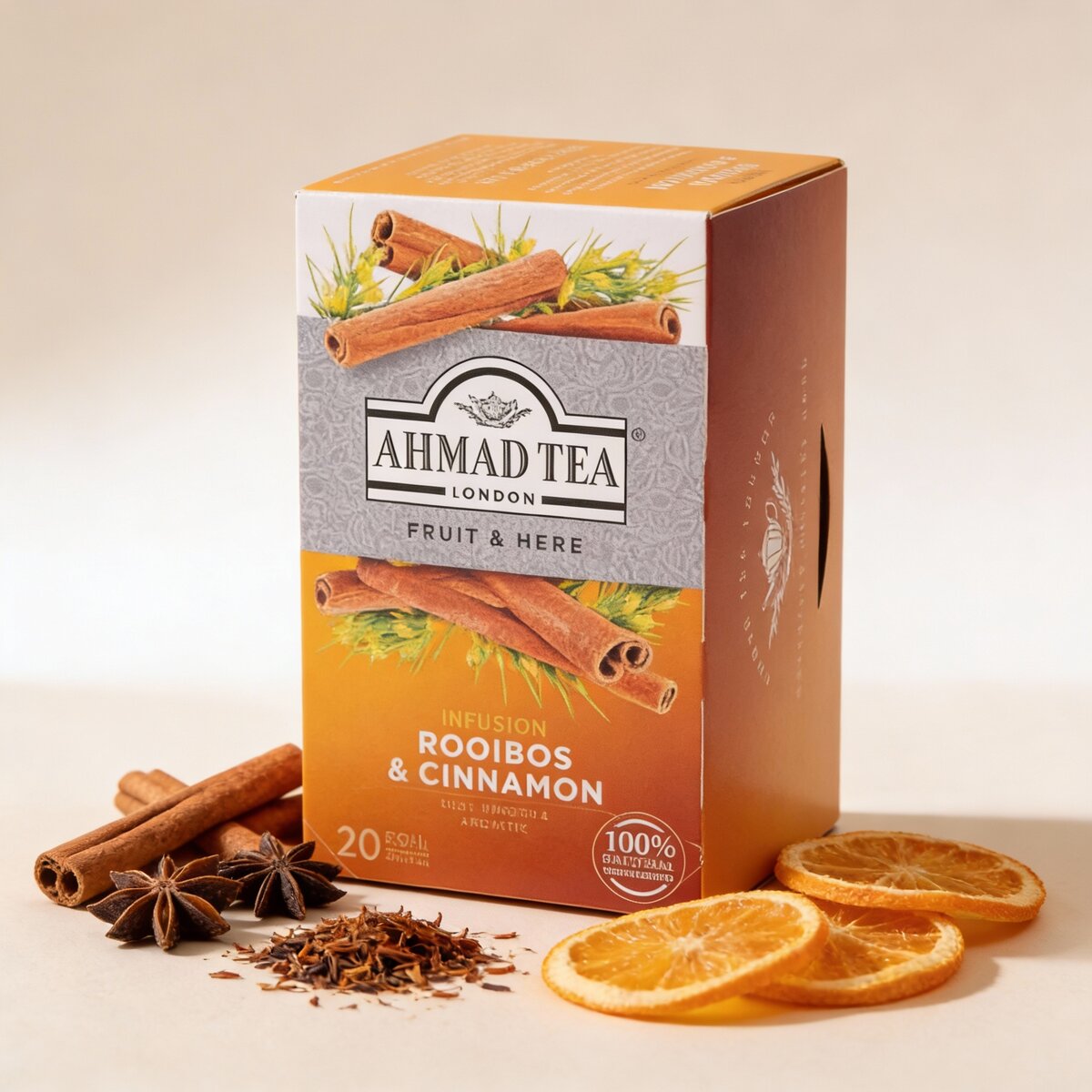 Rooibos Cinnamon 20 bolsitas - Ahmad Tea - Imagen 3
