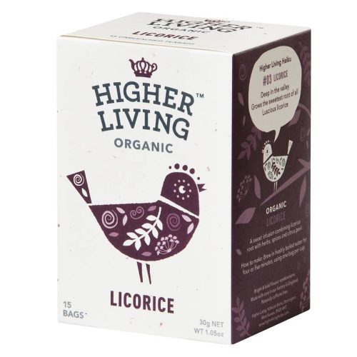 Infusión Licorice Regaliz Higher Living
