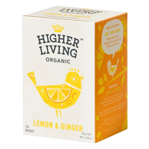 Infusión Limón & Jengibre  Higher Living
