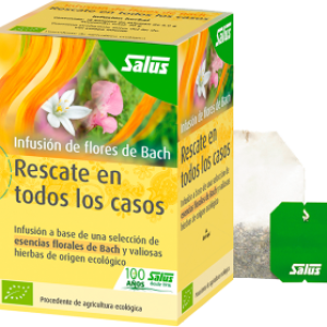 Infusión Flores Bach, Rescate en todos los casos (Salus)